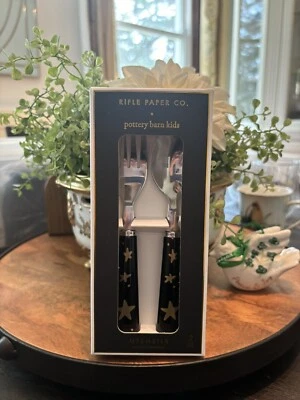 Pottery barn Disney school Lunch Holiday Halloween Star Gold party Utensil Set , - Image 1 of 4