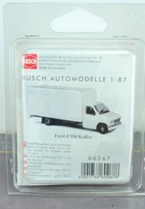 Busch 60267 Ford E-350 Box Truck Building Kit HO 1:87 Scale - Picture 1 of 2
