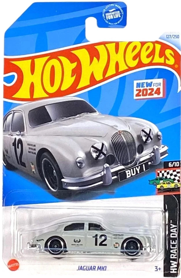 Hot Wheels - 2024 HW Race Day 6/10 Jaguar MK1 127/250 (BBHRY80) Foto 1 de 1