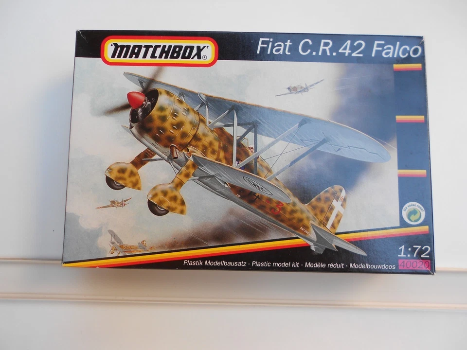 FIAT CR.42 Falco Matchbox,  scala 1/72 - Immagine 1 di 1
