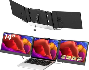 14''Laptop Screen Extender Full HD Display Laptop Monitor Extender Plug&Play - Picture 1 of 9