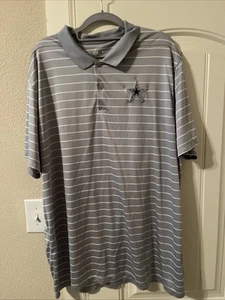 Camisa Polo Dallas Cowboys Talla XXL Para Hombre Rayas Nike Golf Dri-Fit - Imagen 1 de 3