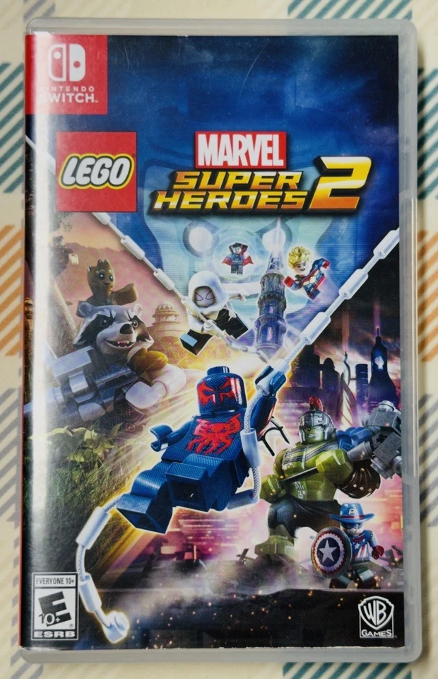 Marvel Super Heroes 2 Nintendo Switch Probado/Funciona Completo Con Estuche H768 Foto 1 de 4