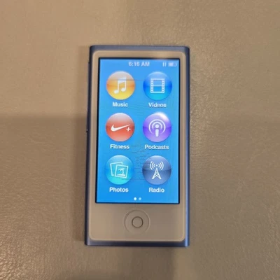 Producto Apple iPod Nano 7ª Generación 16 GB AZUL Ver Foto Foto 1 de 4