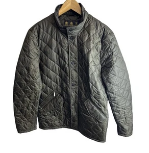 Barbour Men’s Flyweight Chelsea Sportquilt Quilted Olive Field Jacket Size M - Picture 1 of 12