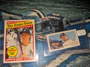 2018 Topps Heritage Gary Sanchez The Topps News & Mini ~N.Y Yankees #179🔥⚾ - Imagen 1 de 8