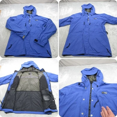 Chaqueta REI GoreTex para mujer? Capucha azul medio impermeable cremalleras para pozo guardar ripstop Foto 1 de 4