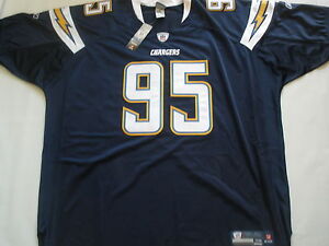 Reebok San Diego Chargers PHILIPS  #95 jersey size 58  NEW  SALE $199
