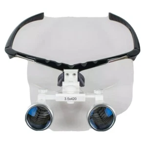 Dental Surgical Medical Binocular Loupes 3.5X 420mm Optical Glass Magnifier SALE - Picture 1 of 7
