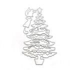 Metal Christmas Tree Cutting Dies Stencil Scrapbook Album Paper Card Template