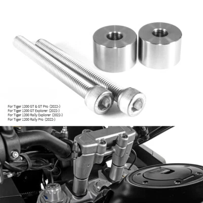 Handle Bar Clamp Raised Extend Handlebar Mount Riser For Triumph Tiger 1200 2022 - Image 1 of 4