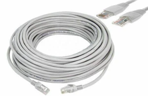 RJ45 Ethernet Cat5e Network Cable LAN Patch Lead 0.5m to 50m white wholesale - Picture 1 of 1