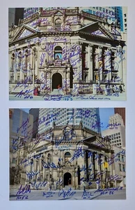 NHL HOF'ers Multisigned Autographed 11x14 Photos(2) 58 Signatures! - Picture 1 of 18