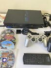 Original SONY PS2 Gaming System Bundle Black Video Game Console PLAYSTATION-2 🔥