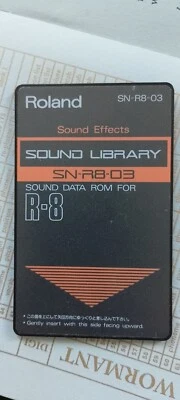 Roland Sound Card SN-R8-03 Sound Effects - Bild 1 von 2