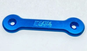 Dhawk CNC Aluminum Wing Buttons Blue For Team Associated RC8B4 RC8B4e RC8B3.x - Picture 1 of 2