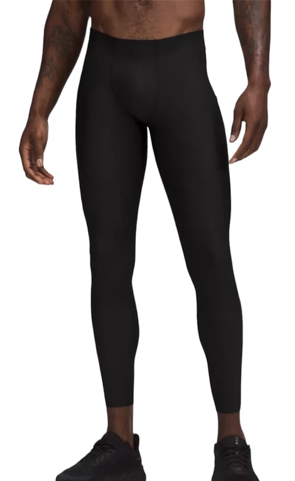 Lululemon Men's SenseKnit Tech Running Tight 28" Black Grey  RRP £138 LM5AB15 - Image 1 of 4