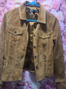 Inc Suede Jacket Tan 16 Inches Long By Width 12 Inch - Picture 1 of 3