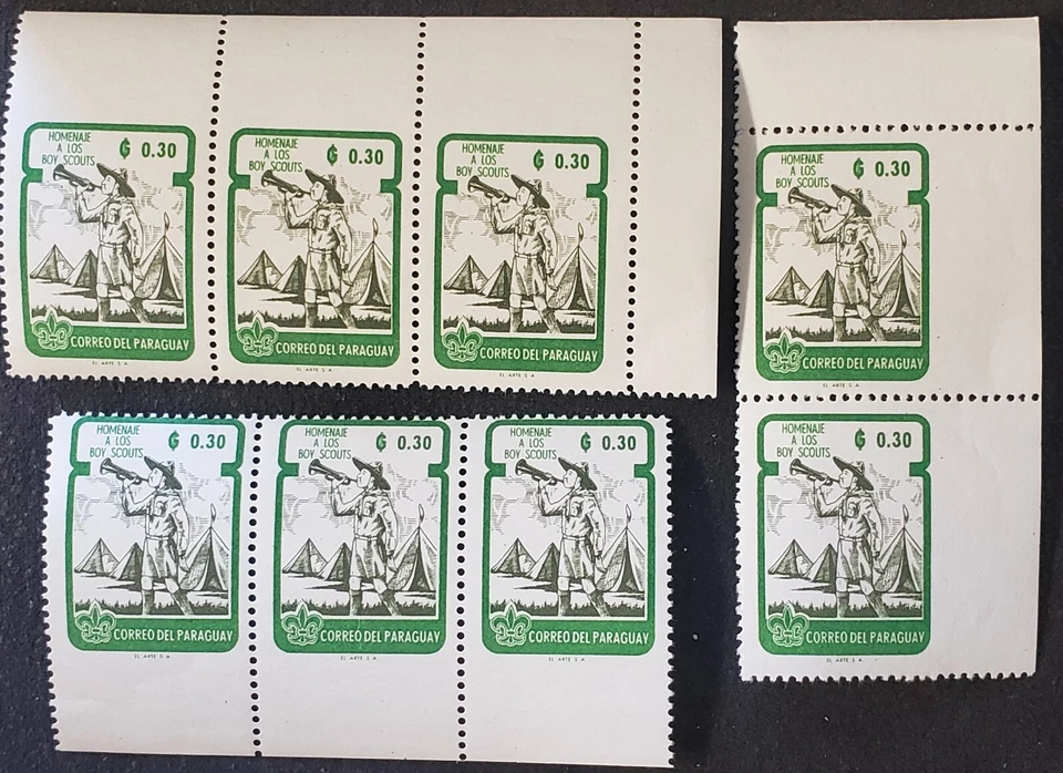 Variedade de variedades paraguai 1962 escoteiro SC #641  - Imagem 1 de 1