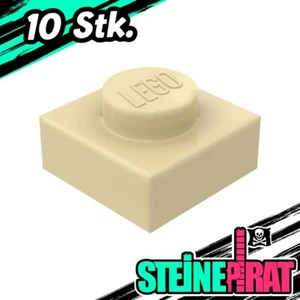 LEGO® 10x 3024 -NEU- Platte 1x1 / Platten / Basic / Tan / Beige / 4159553 - Bild 1 von 2