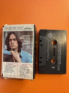 CLAM SHELL Snapcase CASE CASSETTE Sweet Baby James Taylor MS 1843 AMPEX TESTED! - Picture 1 of 5