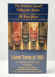 The Postwar Collectors Series LIONEL TRAINS OF 1954 Rare Sets VHS Tape NEW! - Picture 1 of 8