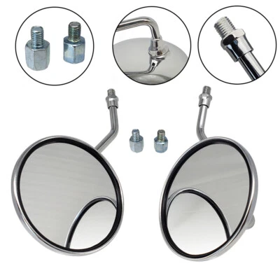 Par de espejos retrovisores para Honda M8 Z50J1/JZ ST50 ST70 CL70 CT90 S90 CL100 CB125 Foto 1 de 4