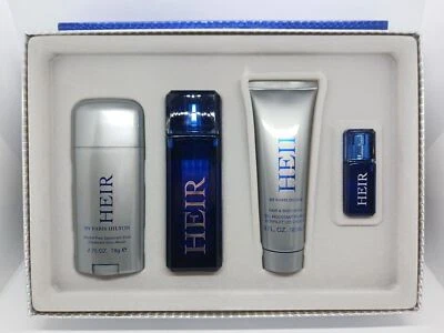 Heir by Paris Hilton for Men 4 Piece set, 2 Spray, 1 Hair & Body Wash, Deodorant - Image 1 of 4