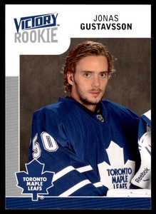 2009-10 Upper Deck Victory Update Jonas Gustavsson RC Toronto Maple Leafs #334