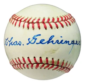 Charles Gehringer Signed Autographed Baseball OAL Ball Tigers PSA/DNA AK31544 - Picture 1 of 3