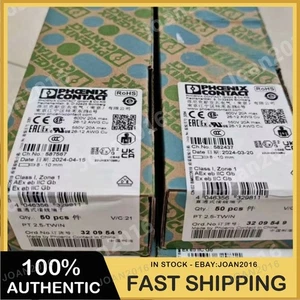 50PCS  PHOENIX CONTACT PT 2,5-TWIN3209549Straight through terminal block - Picture 1 of 1