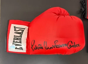 Rubin "Hurricane" Carter Autographed Boxing Glove ASI Proof - Picture 1 of 1
