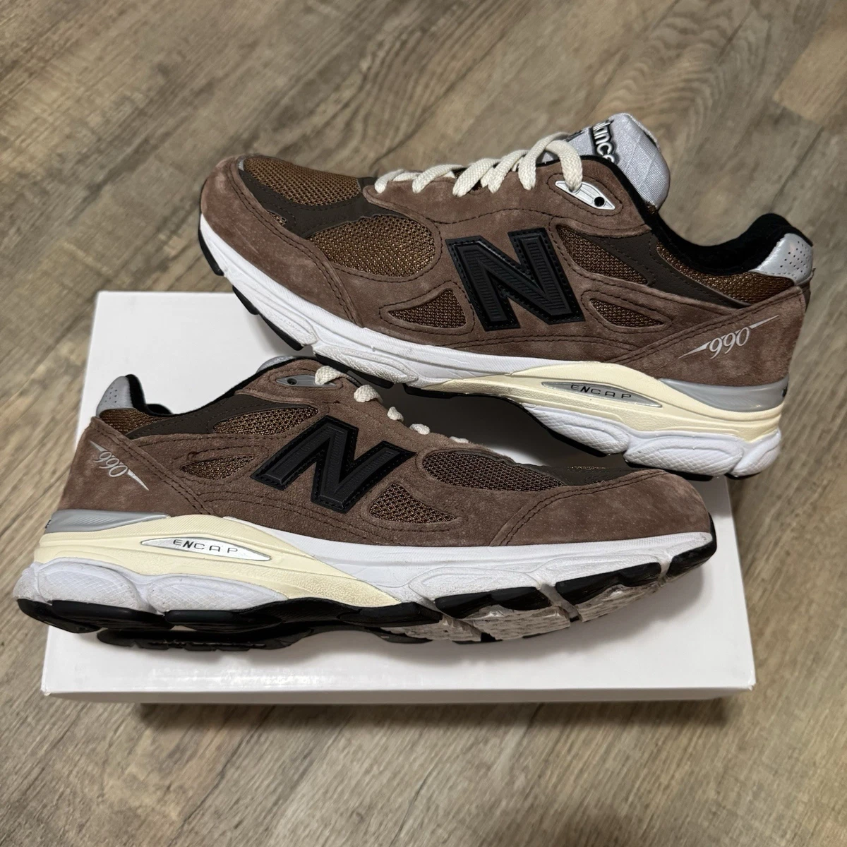 jjjjound × new balance M990JJ3 US10 28cm New Balance 990v3 MiUSA JJJJOUND Brown Black M990JJ3 Size 11.5