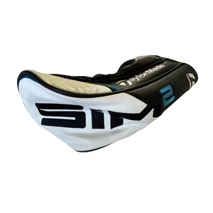 TaylorMade Golf 2021 Sim2 Driver Head Cover - Schwarz/Weiß/Blau - Bild 1 von 8