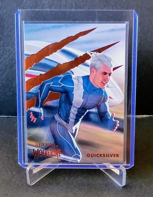 2023 Fleer Ultra Wolverine /25 QUICKSILVER #96 - Orange Foil - X-Men - Avengers - Image 1 of 2