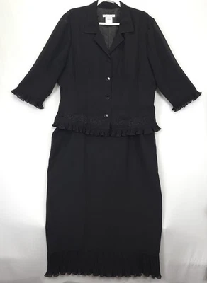 Vestido Traje Falda Plaza South Mujer 18 Bordado Plisado Volantes Midi Festivo Foto 1 de 4