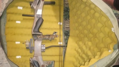 Arco compuesto Golden Eagle sistema Carbon Hawk diestro peso 65-80 dibujo... Foto 1 de 4