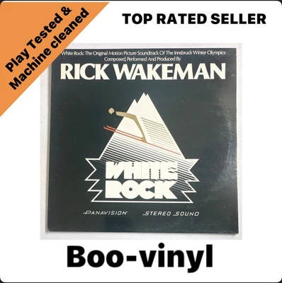 Rick Wakeman - White Rock Vinyl Lp Record  Uk Issue  EX / VG+ Condition - Imagem 1 de 4
