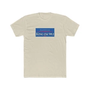 Camiseta de algodón para hombre King FM 98.1 Seattle Classic Music Station  - Imagen 1 de 13