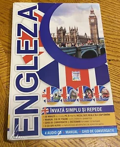 Romania Engleza Language 4 Audio CD Manual Conversation Guide NEW - Imagen 1 de 9