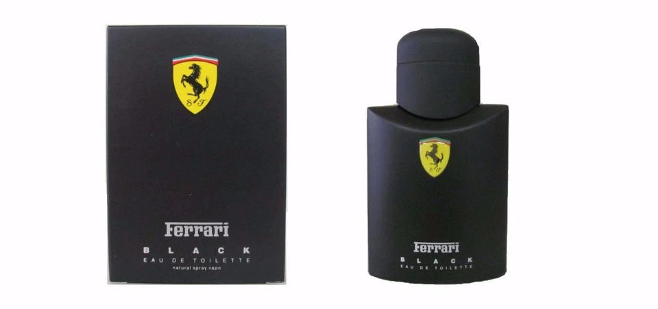 Ferrari Black by Ferrari 2.5 OZ Eau de Toilette Spray para Hombre *VERSIÓN ANTIGUA* NUEVO EN CAJA Foto 1 de 1