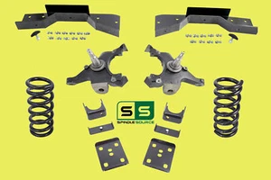 Kit de caída de 5/6 husillos abatibles + muesca en C para 92-99 Tahoe Yukon Blazer 2 puertas - Imagen 1 de 1