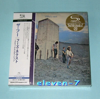THE WHO Who's Next Deluxe Edition JAPAN mini lp CD 2 SHM-CD NEW & still SEALED - Bild 1 von 2