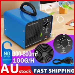 Ozone Generator 100g/h Ozonator Machine Air Purifier Clean Deodoriser Ionizer - Picture 1 of 10