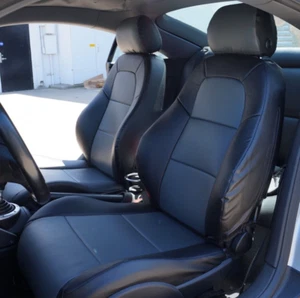 AUDI TT 1999-2006 LEATHER-LIKE CUSTOM MADE FIT SEAT COVERS 13 COLORS AVAILABLE - Picture 1 of 11