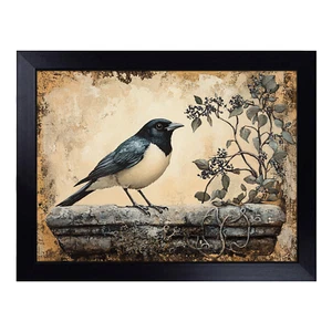 Magpie Graphic Bird Lap Tray Cushioned Padded TV Dinner Food Laptop Desk - Picture 1 of 4