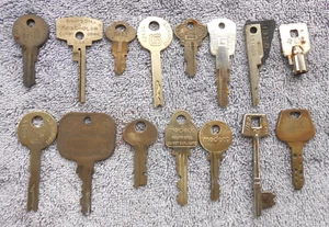 15 Vintage High Security Keys - Picture 1 of 1