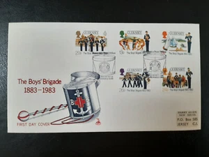 (GGY-203) GUERNSEY PRIMERAS CUBIERTAS 1983 - THE BOYS BRIGAGE 1883 - 1983 Sin dirección - Imagen 1 de 1