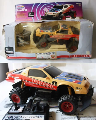 RARE VINTAGE 1986 TEXAS BROS NIKKO CAMARO 1:16 R/C SINGAPORE NEW NEEDS REPAIR - Image 1 of 4