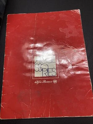 Alfa Romeo Spider / GTV6 - 1985 Catálogo de accesorios - 16 páginas - Estado mediocre Foto 1 de 4